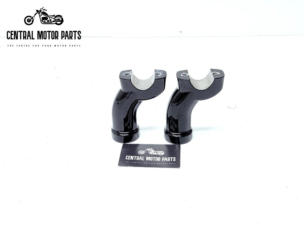 Pullback Riser Low Glans Zwart 1.25 inch, Motoren, Onderdelen | Harley-Davidson, Gebruikt, Ophalen of Verzenden