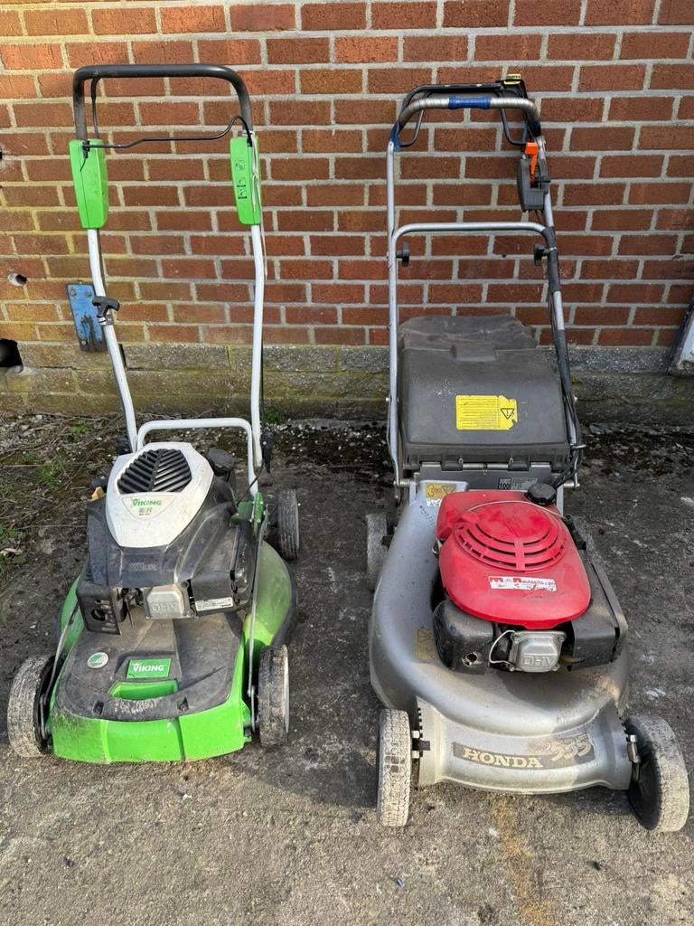 Tondeuse Honda et Viking, Jardin & Terrasse, Tondeuses à gazon, Enlèvement, Comme neuf