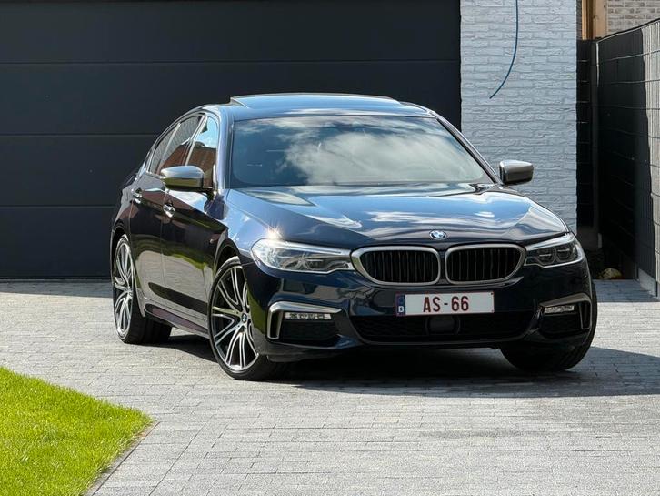 BMW 530dA M-Pakket, Auto's, BMW, Particulier, 5 Reeks, Cruise Control, Diesel, Euro 6, Berline, 4 deurs, Automaat, Zwart, Leder