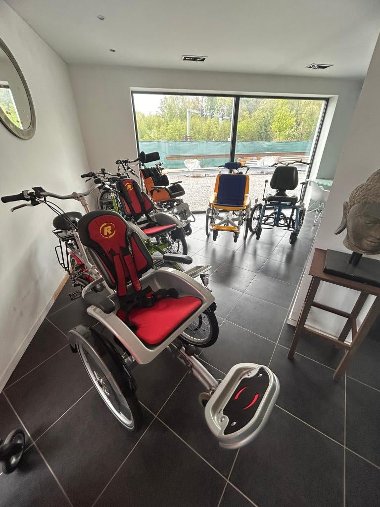 rolstoelfietsen met ondersteuning veel keuze+garantie, Versnellingen, Zo goed als nieuw, Deels opvouwbaar, Ophalen