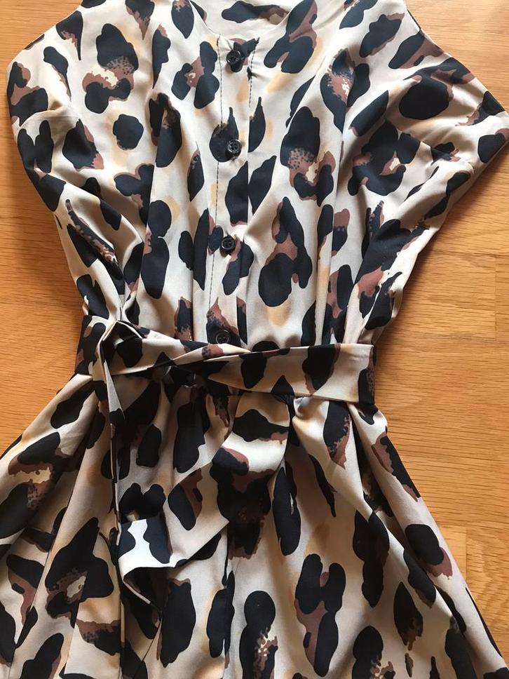 Zomerse jumpsuit met ceintuur., Kleding | Dames, Jumpsuits, Zo goed als nieuw, Maat 38/40 (M), Bruin, Ophalen