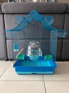 CAGE OISEAU AVEC ACCESSOIRES, Animaux & Accessoires, Oiseaux | Cages & Volières, Utilisé, Cage à oiseaux, Enlèvement
