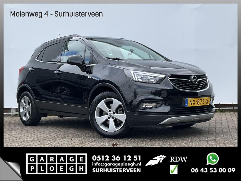 Opel Mokka X 1.4 Turbo InnovationCarplayCamNaviTrekhaak, Zwart, Bedrijf, Handgeschakeld, SUV of Terreinwagen