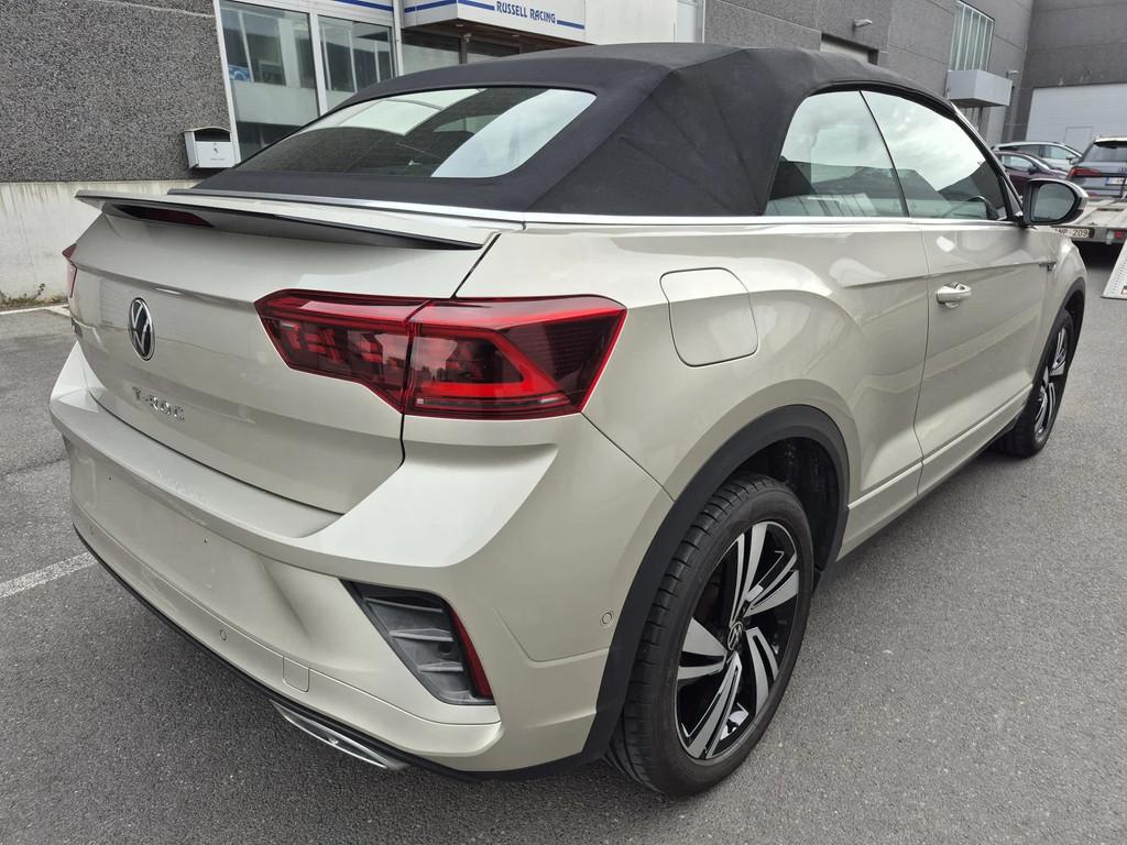Volkswagen T-Roc CABRIO 150tsi -AUTOMAAT - R-LINE -GPS -App, Automaat, 4 zetels, Cabriolet, Leder en Stof