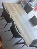 Tafel + 5 stoelen gebruikte staat, Enlèvement