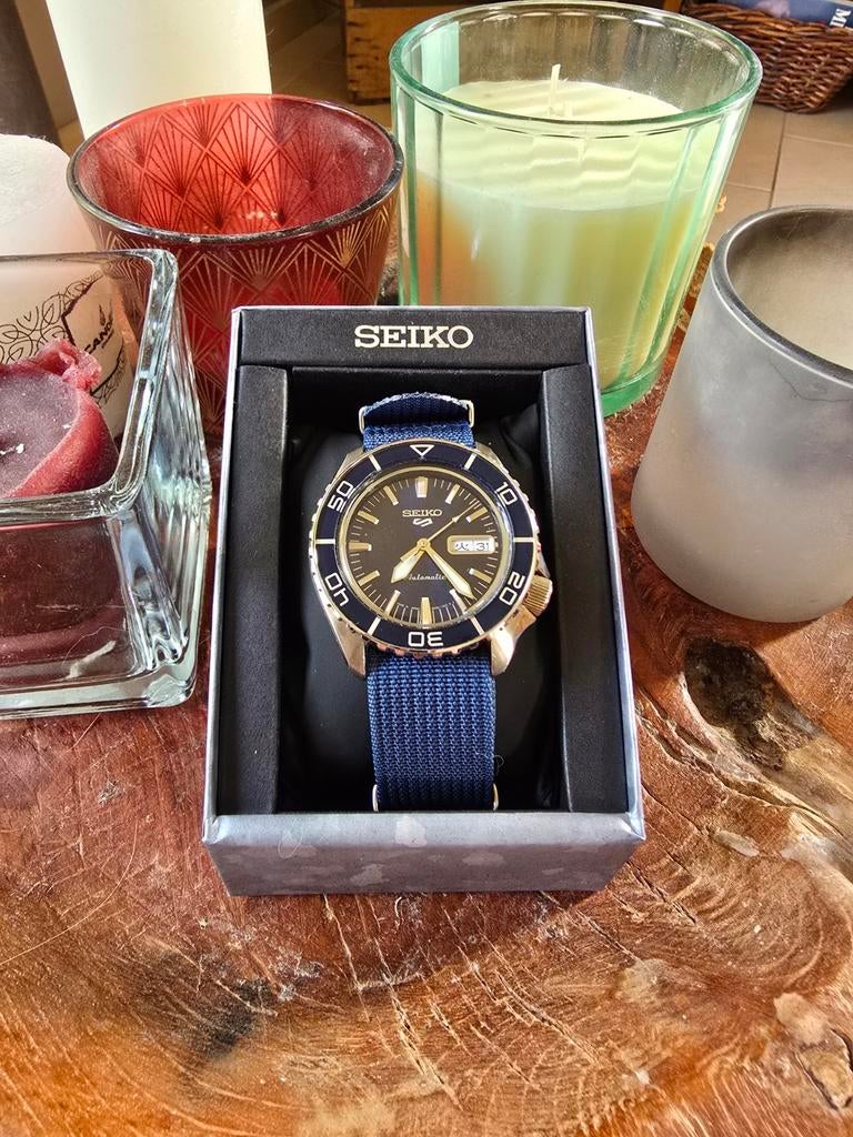 Seiko 5 SBSA, Handtassen en Accessoires, Horloges | Heren, Seiko, Ophalen of Verzenden