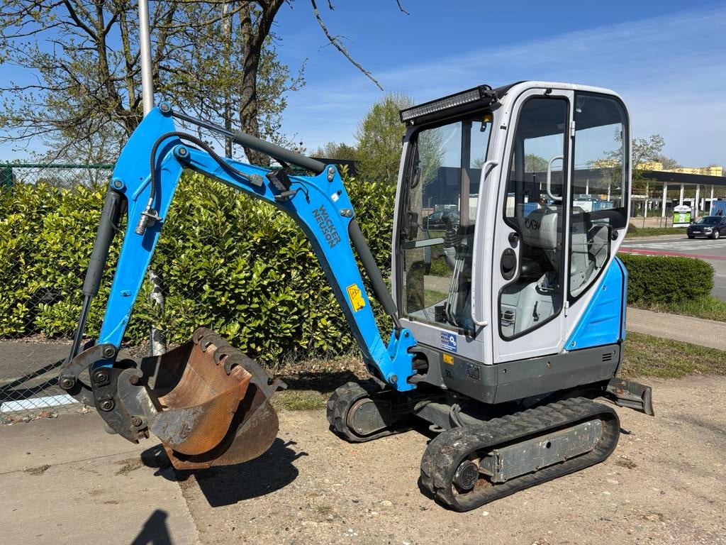 Wacker Neuson 1404 – 1400u – GEEN speling + 3 bakken bwj2014, Zakelijke goederen, Machines en Bouw | Kranen en Graafmachines, Graafmachine