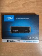 Crucial P3 Plus SSD 4 TB PCIe Gen4 NVMe M.2, Computers en Software, Harde schijven, Ophalen, SSD, Zo goed als nieuw, 4TB