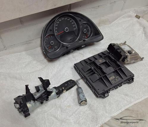 VW Up km teller contactslot BCM ECU complete starterset., Auto-onderdelen, Elektronica en Kabels, Volkswagen, Gebruikt, Ophalen of Verzenden
