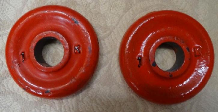 lot de disques pour haltère, Sport en Fitness, Fitnessmaterialen, Gebruikt, Dumbbell, Ophalen