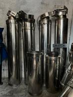 Inox buizen voor kachel, Ophalen, Gebruikt