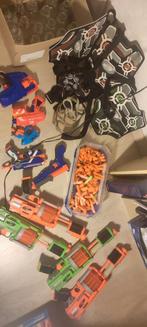 Nerf set met bescherming, pijltjes en geweren, Hobby & Loisirs créatifs, Enlèvement, Comme neuf