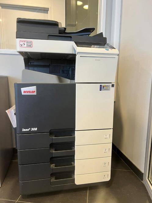 Kantoorprinter/Scanner/Fax Develop ineo+ 308 – 4 lades, Informatique & Logiciels, Imprimantes, Comme neuf, Imprimante, Fax, Impression couleur