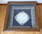 Mooie eiken tafel of muur vitrine kast, Huis en Inrichting, Kasten | Vitrinekasten, Ophalen, Gebruikt, Klassiek, 50 tot 100 cm