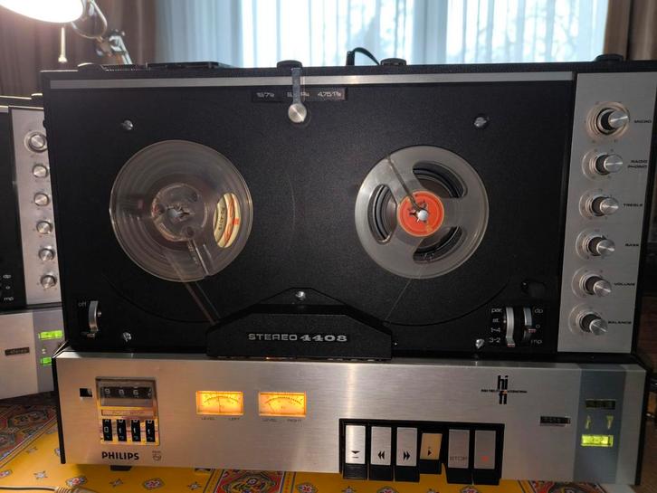 ENREGISTREUR PHILIPS 4408 vintage révision ok, TV, Hi-fi & Vidéo, Enregistreurs audio, Magnétophone, Enlèvement