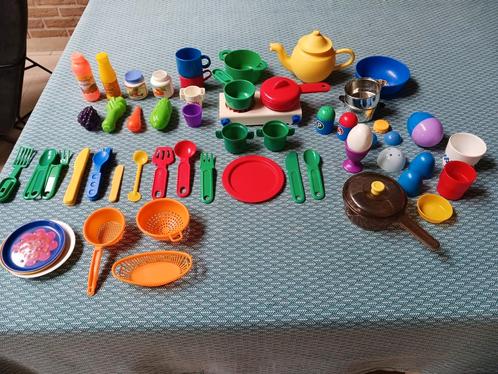 Speelgoedservies en toebehoren., Kinderen en Baby's, Speelgoed | Speelkeukens, Gebruikt, Ophalen of Verzenden