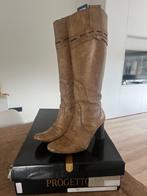 Bottes en cuir cognac très spéciales de Progetto taille 39, Vêtements | Femmes, Enlèvement ou Envoi, Progetto, Porté, Bottes hautes