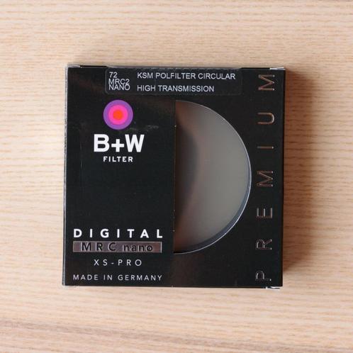 B+W 72mm circulaire polarisatiefilter, TV, Hi-fi & Vidéo, Photo | Filtres, Neuf, Filtre polarisant, 70 à 80 mm, Autres marques