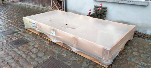 pakket met 2 grote tegels "Absolute White" 1,2m x 2,8m x 6mm, Doe-het-zelf en Bouw, Tegels, Nieuw, Wandtegels, Keramiek, 60 cm of meer