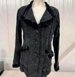 Vintage Jacket Blazer Out of xile engeland zwart jasje jack, Kleding | Dames, Ophalen of Verzenden, Zo goed als nieuw, Maat 36 (S)