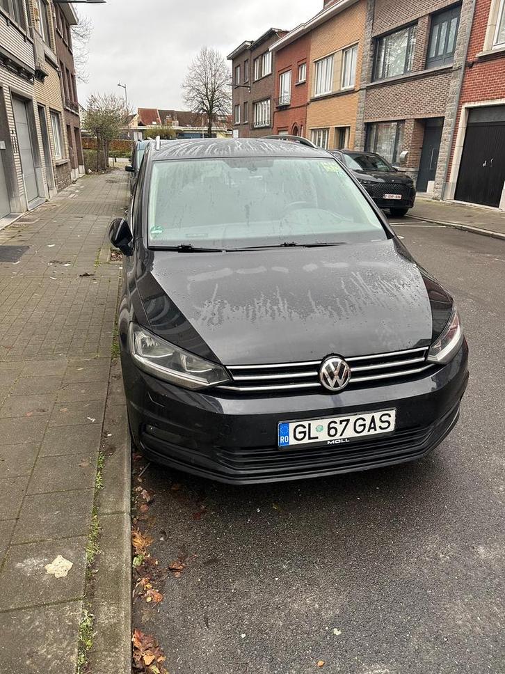 Volkswagen Touran, zwart, Auto's, Volkswagen, Particulier, Touran, Adaptive Cruise Control, Handgeschakeld, Zwart, Zwart, Alcantara