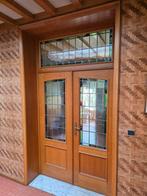 Verschillende deuren (Eik) met loodglas, Doe-het-zelf en Bouw, Deuren en Vliegenramen, Ophalen, Zo goed als nieuw
