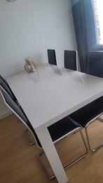 Eettafel met 6stoelen, Huis en Inrichting, Complete eetkamers, Ophalen of Verzenden, Zo goed als nieuw