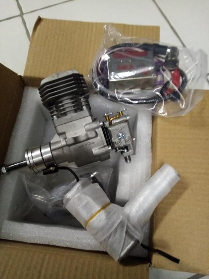 Motor 20cc  naft RCG  "NIEUW", Hobby en Vrije tijd, Modelbouw | Radiografisch | Vliegtuigen, Nieuw, Benzine, Ophalen