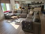 Grote grijze Lounge- Hoekbank van Pronto, Huis en Inrichting, Ophalen, Zo goed als nieuw, Stof, Modern