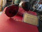Originele 24 k goud / vergulde zonnebril van Cartier, Ophalen of Verzenden, Nieuw, Zonnebril, Overige merken