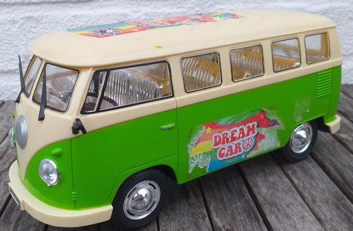 Volkswagen T1 Samba - geeft licht, danst en speelt muziek, Verzamelen, Automerken, Motoren en Formule 1, Auto's, Ophalen of Verzenden