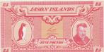 Jason Islands £5 pounds  1979, Ophalen of Verzenden, Zuid-Amerika, Los biljet
