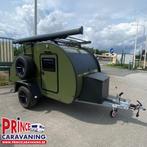 Teardrop Hero Ranger The Colombus 2023 Olive, Caravans en Kamperen, Caravans, Bedrijf, 4 tot 5 meter, Tot en met 2, Zonnepaneel