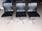 3 vintage stoelen op draaipoot, Ophalen