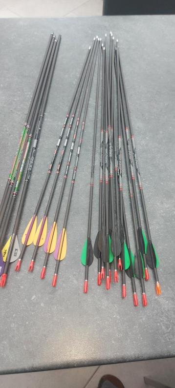 Verschillende sets pijlen. beschikbaar voor biedingen