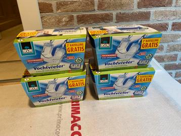 4x Bison Vochtvreter +  Navullingen  beschikbaar voor biedingen