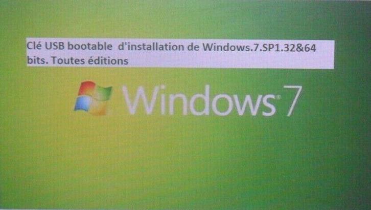 Clé USB d'installation depannage informatique, Informatique & Logiciels, Logiciel d'Édition, Neuf, Windows, Enlèvement ou Envoi