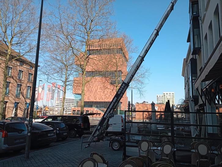 LADDERLIFT+GROTE BESTELWAGEN+VERHUIZER=GOEDKOOP VERHUIZEN, Immo, Huizen te huur, Antwerpen (stad)
