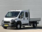 Peugeot Boxer Open laadbak 2.2 165PK L4 DC Dubbele cabine Pe, Auto's, Voorwielaandrijving, 4 deurs, Stof, Gebruikt
