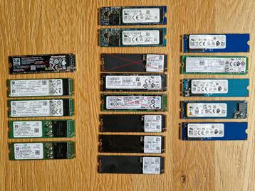 16x SSD M.2 NVMe de 256 Go de qualité PRO Samsung, WD,KIOXIA, Enlèvement ou Envoi, SSD, Comme neuf, Samsung