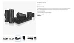 Philips 5.1 home cinema HTS5520, Audio, Tv en Foto, Philips, Gebruikt, 70 watt of meer, Ophalen of Verzenden