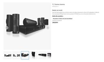 Philips 5.1 home cinema HTS5520 beschikbaar voor biedingen