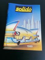 catalogue solido 1989, Solido, Voiture, Enlèvement ou Envoi, Neuf