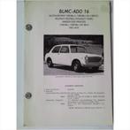 BLMC 1100 1300 Ado 16 Vraagbaak losbladig 1967-1970 #1 Neder, Utilisé, Enlèvement ou Envoi
