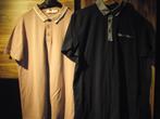 Lot 2 marineblauwe poloshirts voor heren Burton T M + poeder, Overige kleuren, Maat 48/50 (M), Ophalen of Verzenden, Gedragen