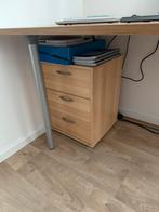 Ladenkastje op wielen, Huis en Inrichting, Bureaus, Ophalen, Met wielen, Gebruikt, Bureau