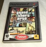 Gaming retro Playstation 2 spel GTA San Andreas Platinum, 1 speler, Verzenden, Online