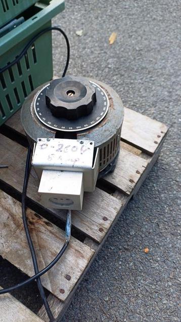Variac 0-260V 8A beschikbaar voor biedingen