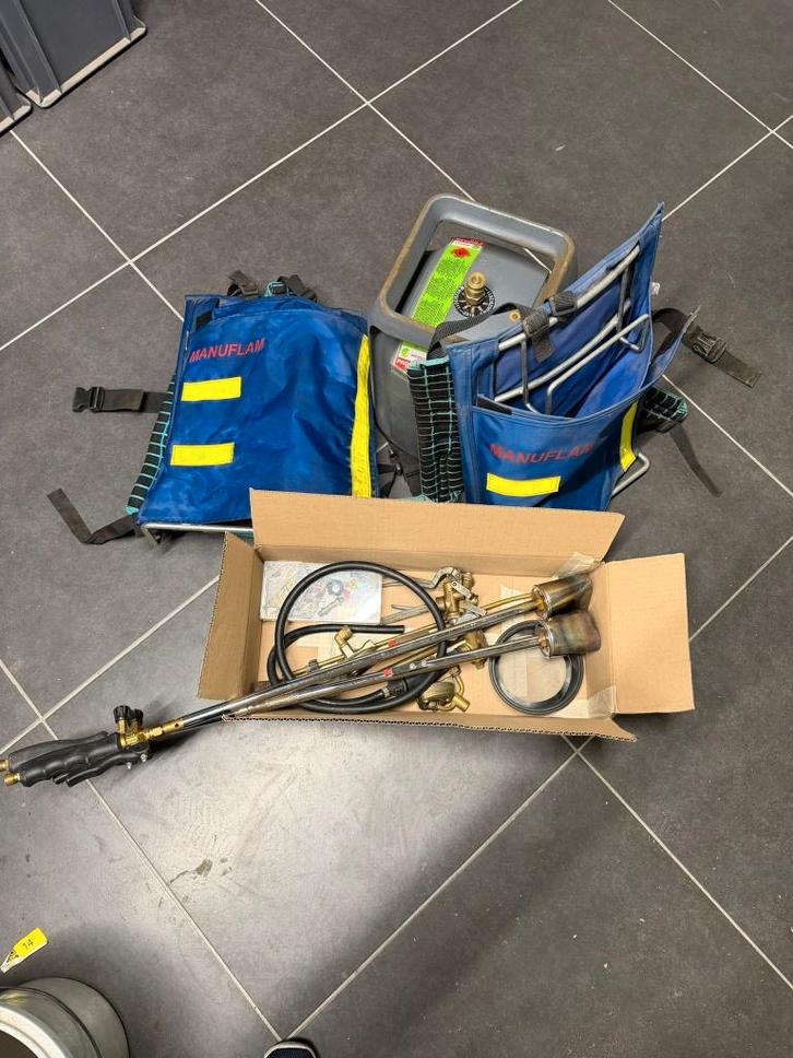 Manuflam thermische onkruidbrander (2x), Tuin en Terras, Onkruidbranders, Gebruikt, Ophalen