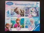 Puzzel Frozen (4 puzzels), Ophalen, 10 tot 50 stukjes, Gebruikt